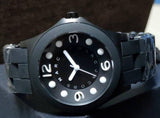 Marc Jacobs Pelly Black Dial Black Silicone Strap Watch for Women - MBM2507