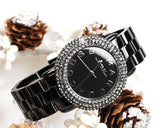 Marc Jacobs Marci Black Dial Black Steel Dial Strap Watch for Women - MBM3193