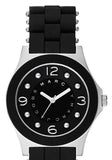 Marc Jacobs Pelly Black Dial Black Silicone Strap Watch for Women - MBM2541