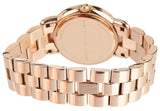 Marc Jacobs Marci Rose Gold Dial Rose Gold Steel Strap Watch for Women - MBM3099