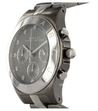 Marc Jacobs Blade Chronograph Black Dial Two Tone Steel Strap Watch for Women - MBM3179