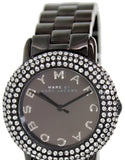 Marc Jacobs Marci Black Dial Black Steel Dial Strap Watch for Women - MBM3193