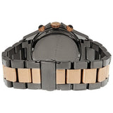 Marc Jacobs Blade Chronograph Grey Dial Two Tone Steel Strap Watch for Women - MBM8583