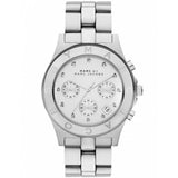 Marc Jacobs Blade White Dial SIlver Steel Strap Watch for Women - MBM3100