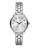 Marc Jacobs Betty White Dial Silver Steel Strap Watch for Women - MJ3497