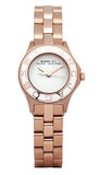 Marc Jacobs Blade White Dial Rose Gold Steel Strap Watch for Women - MBM3076