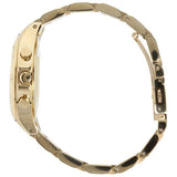 Marc Jacobs Blade Chronograph Gold Dial Gold Steel Strap Watch for Women - MBM3101