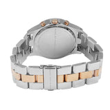 Marc Jacobs Henry Chronograph Silver Dial Two Tone Steel Strap Watch for Women - MBM3106
