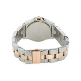 Marc Jacobs Blade Silver Dial Two Tone Steel Strap Watch for Women - MBM3129