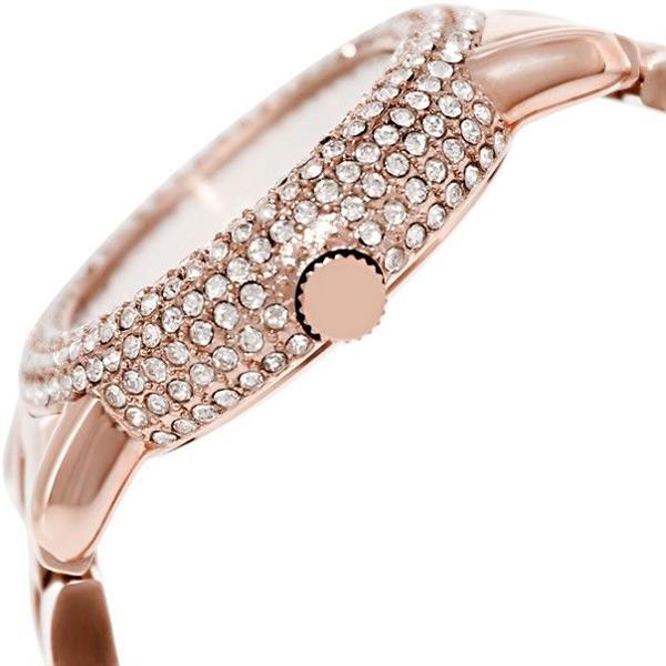 Marc Jacobs Marci Crystals Rose Gold Dial Rose Gold Steel Strap Watch for Women - MBM3192