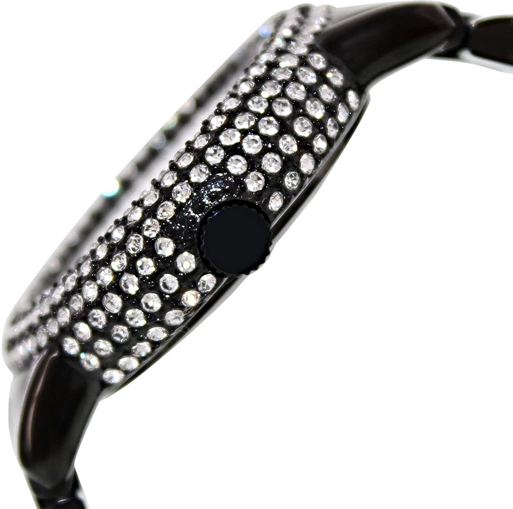 Marc Jacobs Marci Black Dial Black Steel Dial Strap Watch for Women - MBM3193