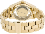 Marc Jacobs Henry Skeleton Gold Dial Gold Steel Strap Watch for Women - MBM3263