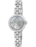 Marc Jacobs Courtney Mother of Pearl White Dial Silver Steel Strap Watch for Women - MJ3459