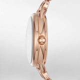 Marc Jacobs Betty Mother of Pearl White Dial Rose Gold Steel Strap Watch for Women - MJ3511