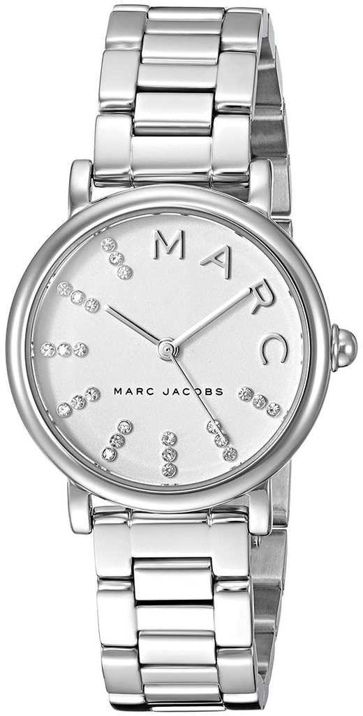 Marc Jacobs Roxy White Dial Silver Steel Strap Watch for Women - MJ3568