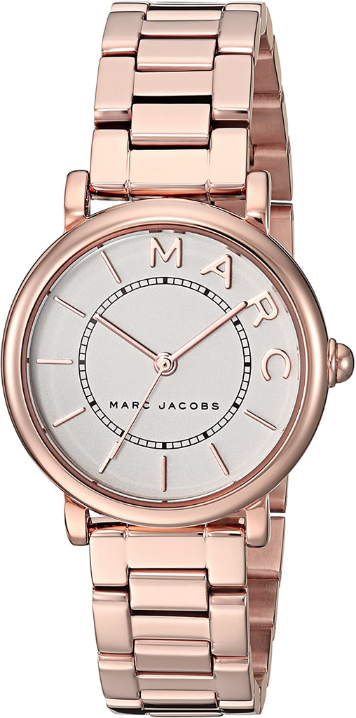 Marc Jacobs Roxy White Dial Rose Gold Steel Strap Watch for Women - MJ3523