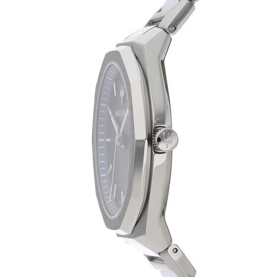 Maserati Stile Blue Dial Silver Steel Strap Watch For Men - R8853142006