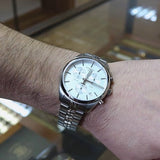 Tissot T Classic PR 100 Chronograph Silver Dial Silver Steel Strap Watch For Men - T101.417.11.031.00