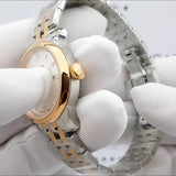 Tissot T Classic Le Locle Automatic Silver Dial Two Tone Steel Strap Watch For Women - T006.207.22.038.00