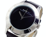 Marc Jacobs Blade Black Dial Black Leather Strap Watch for Women - MBM1205