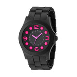 Marc Jacobs Pelly Black Dial Black Silicone Strap Watch for Women - MBM2529