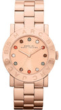 Marc Jacobs Blade Rose Gold Dial Rose Gold Steel Strap Watch for Women - MBM3142