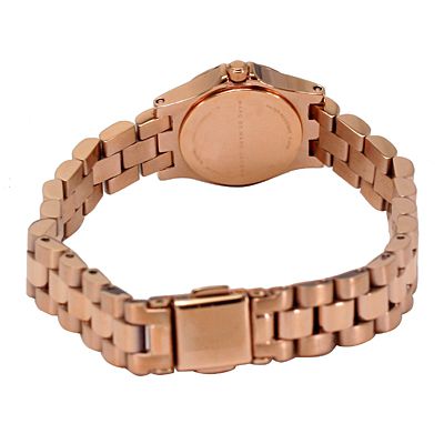 Marc Jacobs Henry Rose Gold Dial Rose Gold Steel Strap Watch for Women - MBM3278