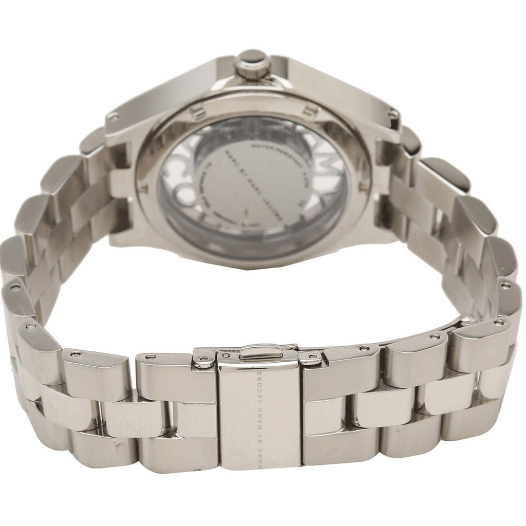 Marc Jacobs Henry Silver Dial Silver Steel Strap Watch for Women - MBM3294
