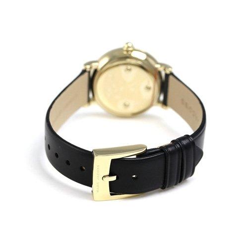 Marc Jacobs Roxy White Dial Black Leather Strap Watch for Women - MJ1537