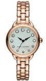 Marc Jacobs Betty Mother of Pearl White Dial Rose Gold Steel Strap Watch for Women - MJ3511