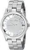 Marc Jacobs Henry White Dial Silver Steel Strap Watch for Women - MBM3291