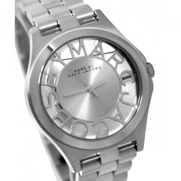 Marc Jacobs Henry White Dial Silver Steel Strap Watch for Women - MBM3291