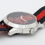 Gucci Le Marche Des Merveilles Blue Red Dial Blue Red Nylon Strap Unisex Watch - YA126493