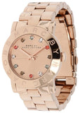 Marc Jacobs Blade Rose Gold Dial Rose Gold Steel Strap Watch for Women - MBM3142