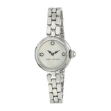 Marc Jacobs Courtney Mother of Pearl White Dial Silver Steel Strap Watch for Women - MJ3459