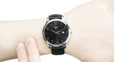 Tissot T Classic Tradition Black Dial Black Leather Strap Watch For Men - T063.610.16.052.00