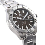 Tag Heuer Aquaracer Calibre 5 Automatic Sunray Brown Dial Silver Steel Strap Watch for Men - WAY2018.BA0927