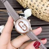 Marc Jacobs Corie White Dial Brown Leather Strap Watch for Women - MJ1581