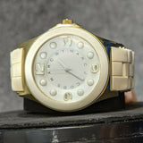 Marc Jacobs Pelly White Dial White Silicone Strap Watch for Women - MBM2526