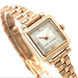 Marc Jacobs Vic Silver Dial Rose Gold Steel Strap Watch for Women - MJ3530