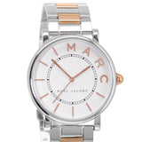 Marc Jacobs Roxy Silver Dial Two Tone Steel Strap Watch for Women - MJ3551