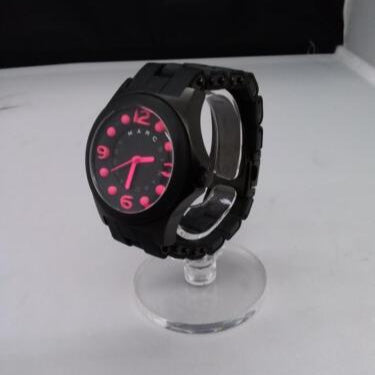 Marc Jacobs Pelly Black Dial Black Silicone Strap Watch for Women - MBM2530