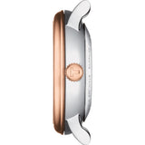 Tissot T Classic Carson Premium Diamonds White Dial Two Tone Steel Strap Watch for Women - T122.207.22.036.00