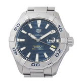Tag Heuer Aquaracer Calibre 5 Automatic Blue Dial Silver Steel Strap Watch for Men - WAY2012.BA0927