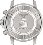 Tissot Seastar 1000 Chronograph Red Dial Black Rubber Strap Watch For Men - T120.417.17.421.00