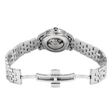 Tissot Le Locle Automatic Diamonds Mother of Pearl Black Dial Silver Steel Strap Watch For Women - T006.207.11.126.00