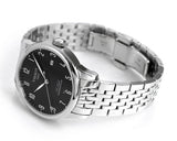 Tissot Le Locle Powermatic 80 Black Dial Silver Steel Strap Watch For Men - T006.407.11.052.00