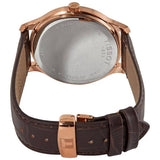 Tissot T Classic Tradition Blue Dial Brown Leather Strap Watch For Men - T063.610.36.047.00