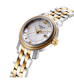 Tissot T Classic Bridgeport Lady White Mother of Pearl Dial Watch For Women - T097.010.22.118.00