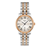 Tissot Carson Premium Lady Silver Dial Two Tone Steel Strap Watch For Women - T122.210.22.033.01